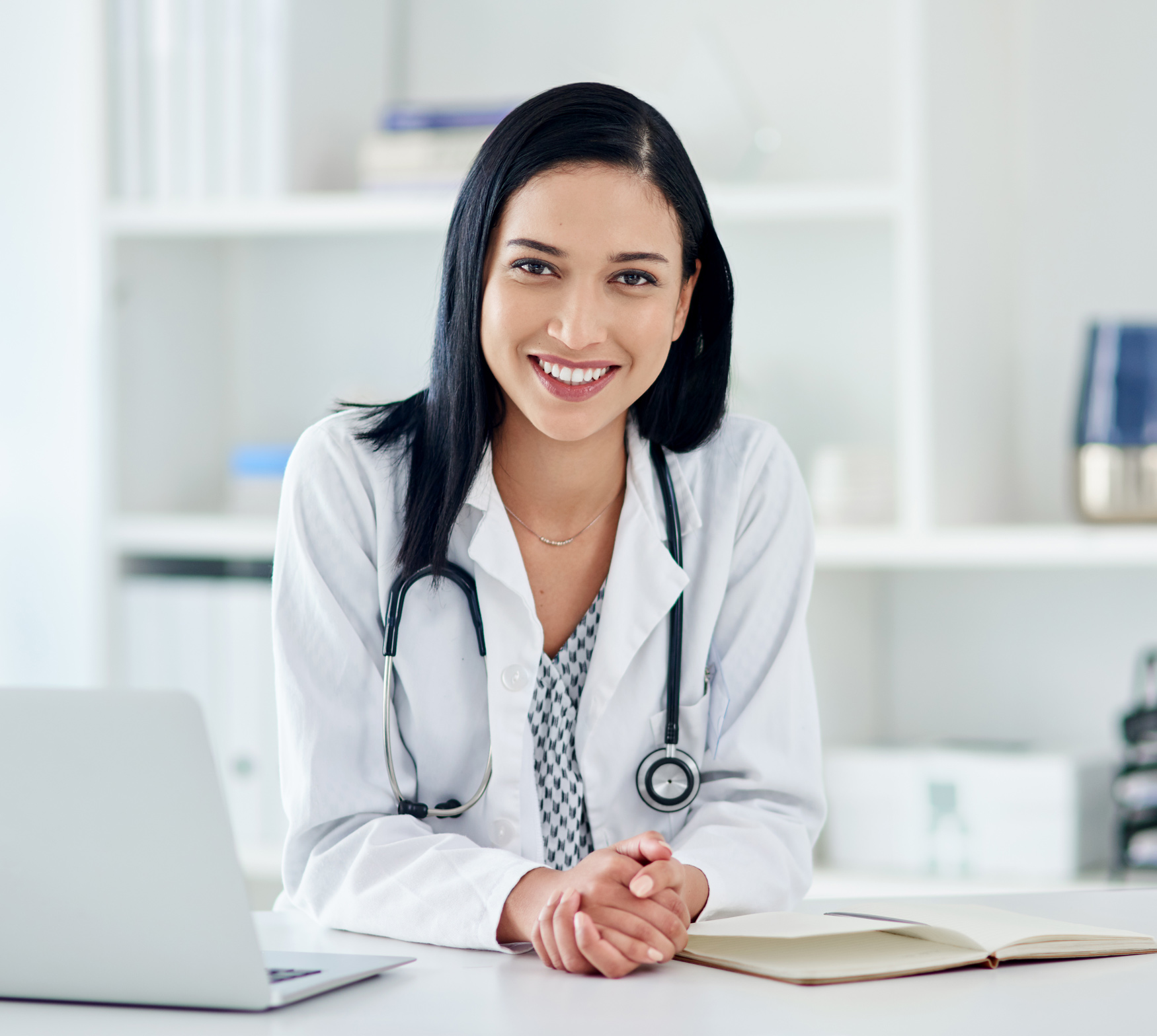 smiling medical practitioner